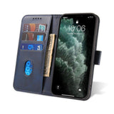 Magnet Case elegant cover med flap og stativ funktion til Samsung Galaxy A73 blå