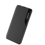 Eco Leather View Case elegant kuffert med flap og standfunktion til Samsung Galaxy A73 blå
