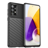 Thunder Case fleksibelt pansret cover til Samsung Galaxy A73 sort