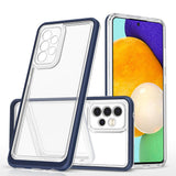 Klar 3in1 Case til Samsung Galaxy A13 5G Frame Gel Cover Blå