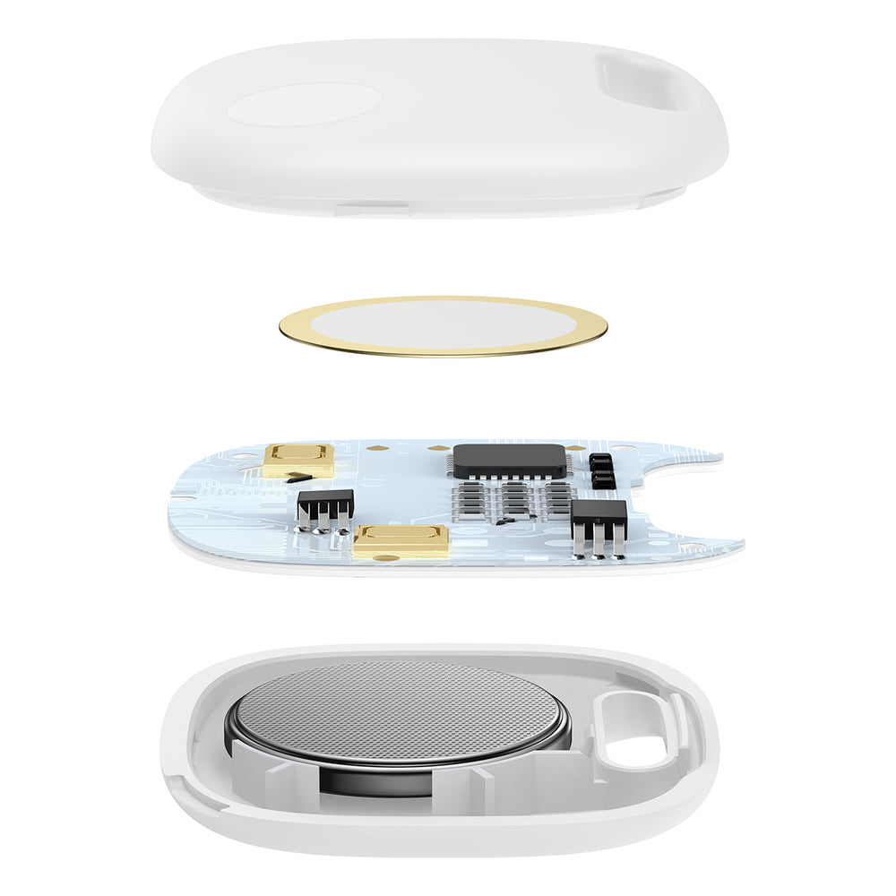 Baseus T2 Pro smart GPS tracker for children's handbag keys white (FMTP000002)