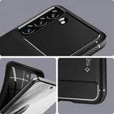 Spigen Rugged Armor Case til Samsung Galaxy S21 FE - Matte sort