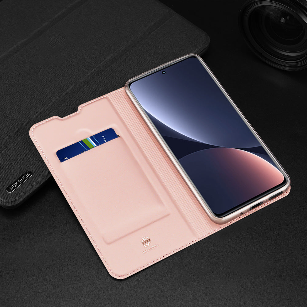 Dux Ducis Skin Pro Holster Cover Flip Cover til Xiaomi 12 Pro pink