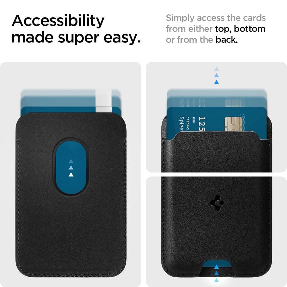 Spigen Valentinus Magnetic Wallet med MagSafe - sort