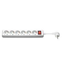 Goobay Stikdåse 6-vejs m/1,5m ledning m/afbryder
