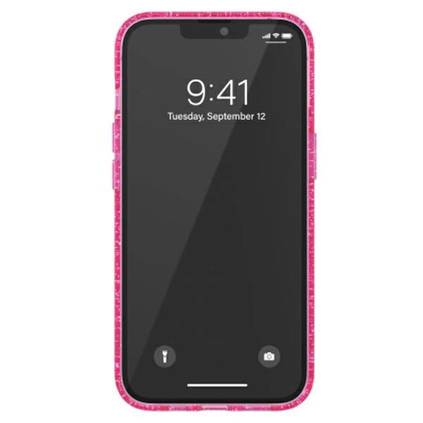 Adidas OR Protective Clear Case Glitter for iPhone 13 Pro / iPhone 13 - Pink