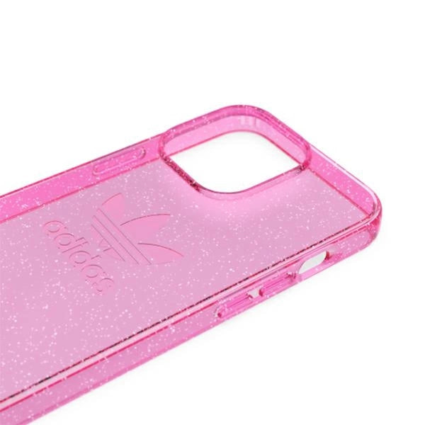 Adidas OR Protective Clear Case Glitter for iPhone 13 Pro / iPhone 13 - Pink
