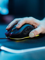 SureFire Silent Flight RGB-320 Gaming musemåtte Sort