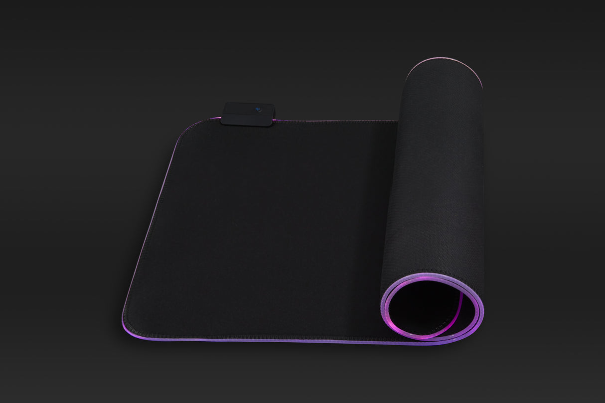 SureFire Silent Flight RGB-680 Gaming musemåtte Sort