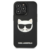Karl Lagerfeld 3D Rubber Choupette Case for iPhone 13 Pro / iPhone 13 - Black