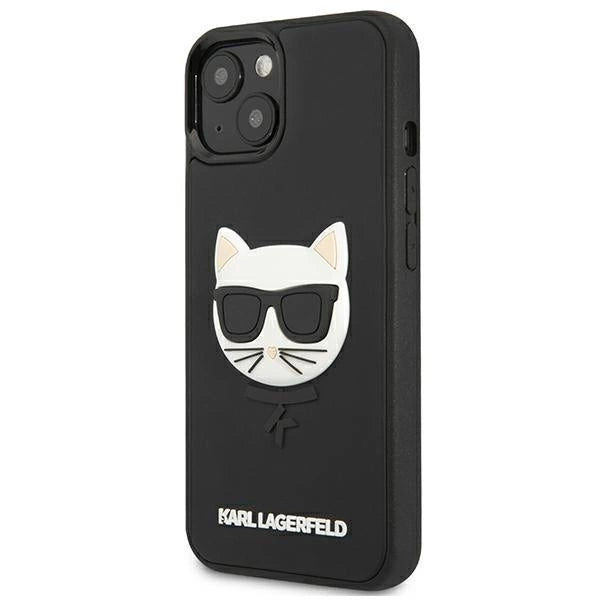 Karl Lagerfeld 3D Rubber Choupette Case for iPhone 13 mini - Black