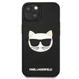 Karl Lagerfeld 3D Rubber Choupette Case for iPhone 13 mini - Black