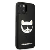 Karl Lagerfeld 3D Rubber Choupette Case for iPhone 13 mini - Black