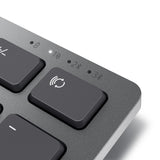 DELL KB700 tastatur Kontor RF trådløs + Bluetooth QWERTY Russisk Grå