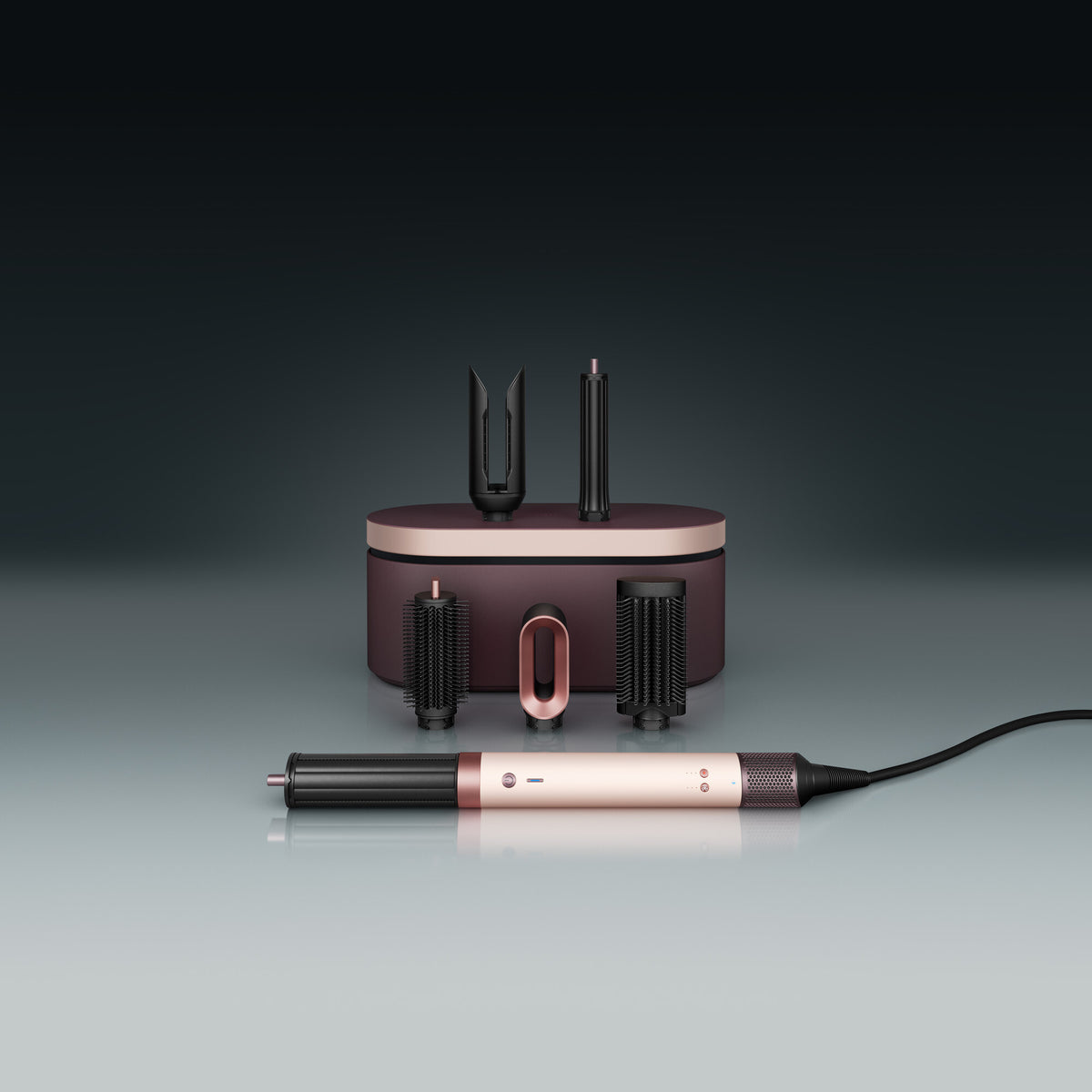 Dyson Airwrap Co-anda2x Straight + Wavy Multi-Style Complete Long Styler og Dryer HS09 Keramisk Pink/ Rose Gold EU 598757-01