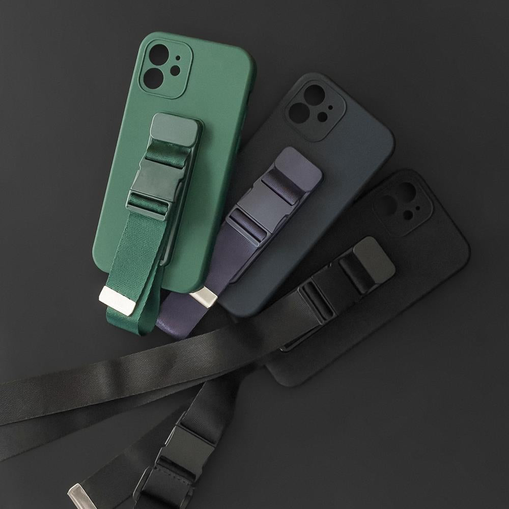 Rope Case Silicone Cover med Lanyard Purse Lanyard Strap til Redmi Note 11 Pro Red