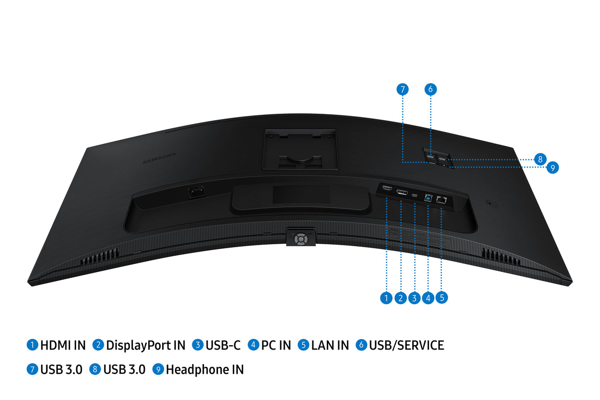 Samsung ViewFinity S6 S34C652UAU 34 3440 x 1440 (UltraWide) HDMI DisplayPort USB-C 100Hz  Dockingskærm