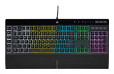 Corsair K55 RGB PRO tastatur Spil USB QWERTY US engelsk Sort