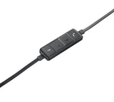 Logitech H650E Headset Ledningsført Kontor/Callcenter USB Type-A Sort, Sølv