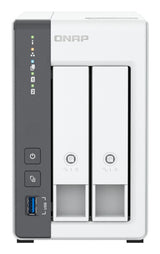 QNAP TS-216G NAS & lagringsserver Tower Cortex-A Cortex-A55 4 GB 0 TB Hvid