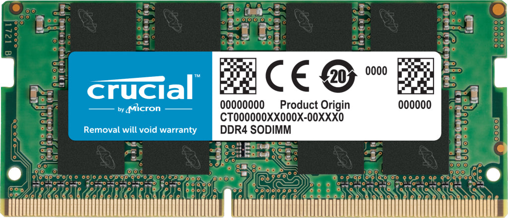 Crucial DDR4 SDRAM 16GB 3200MHz CL22 Ikke-ECC SO DIMM 260-PIN