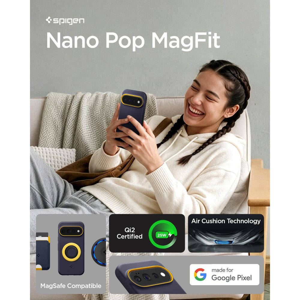 Spigen Nano Pop Mag Magsafe Google Pixel 11 Pro Blueberry Navy