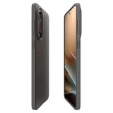 Spigen Liquid Air Galaxy S25 Edge Marmorgrå