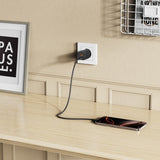 Tech Protect Ncm33 2 Port Netværksopladder Pd 33 W / Qc3.0 Sort