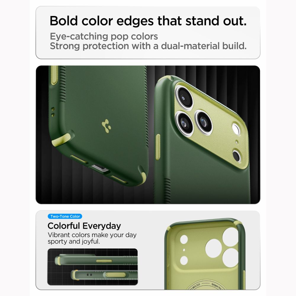 Spigen Nano Pop Hybrid Magsafe Iphone 17 Pro Max / 18 Pro Max Avo Grøn