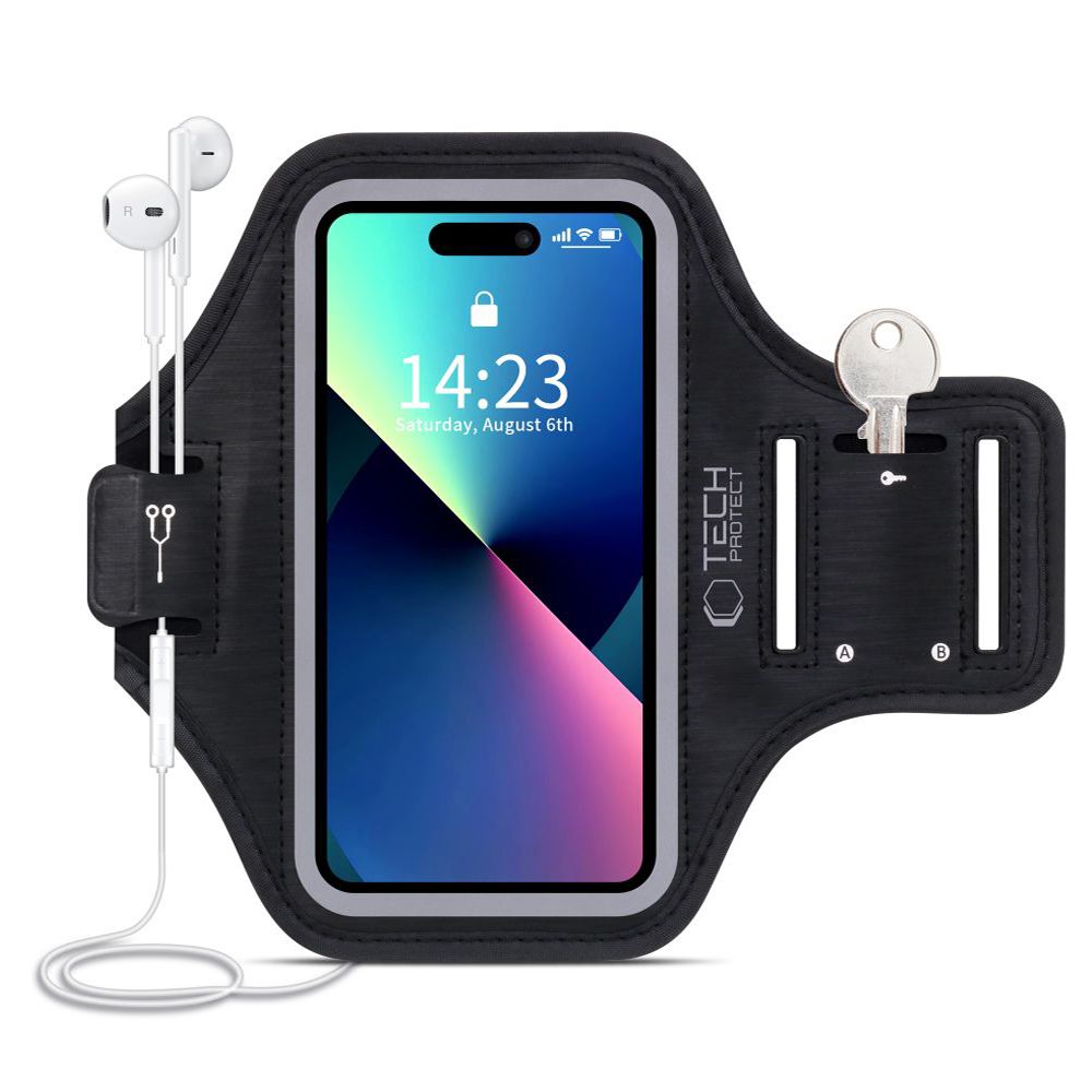 Tech Protect M4 Universal Sportarmband Sort