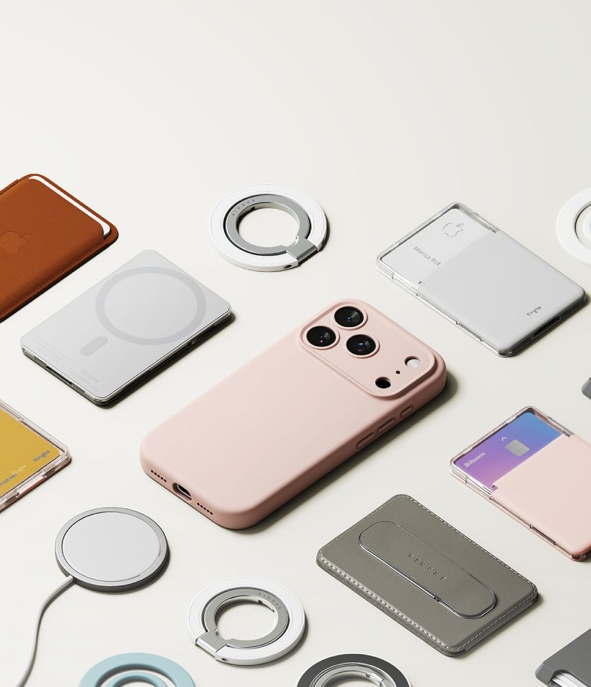Ringke Silikone Magnetisk Magsafe Iphone 18 Pro Max Pink Sand