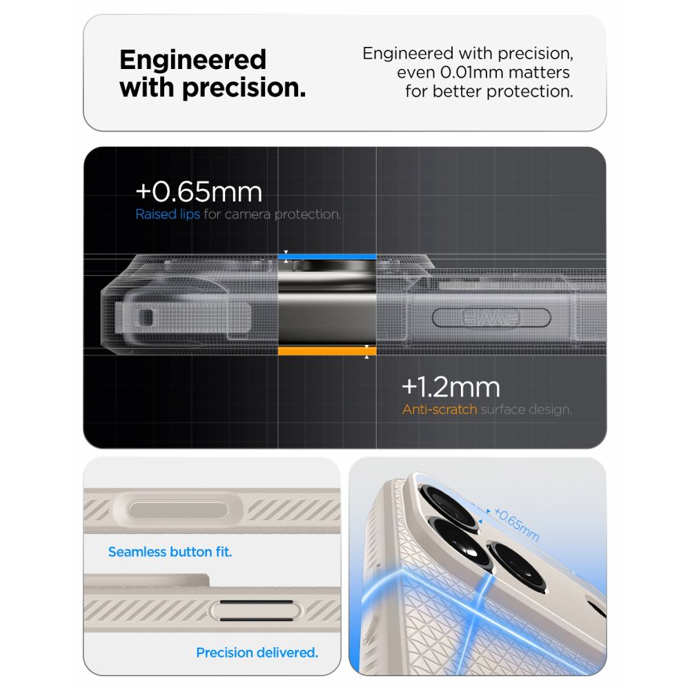 Spigen Liquid Air Iphone 17 Pro / 18 Pro Naturlig Titanium