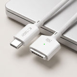 Tech Protect Mmc01 Ultraboost Magnetisk Macbook Kabel Usb C Til Magsafe 3 140 W 300 Cm Hvid