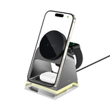 Tech Protect Qi15 W A43 3 I 1 Magnetisk Magsafe Trådløs Oplader Sort