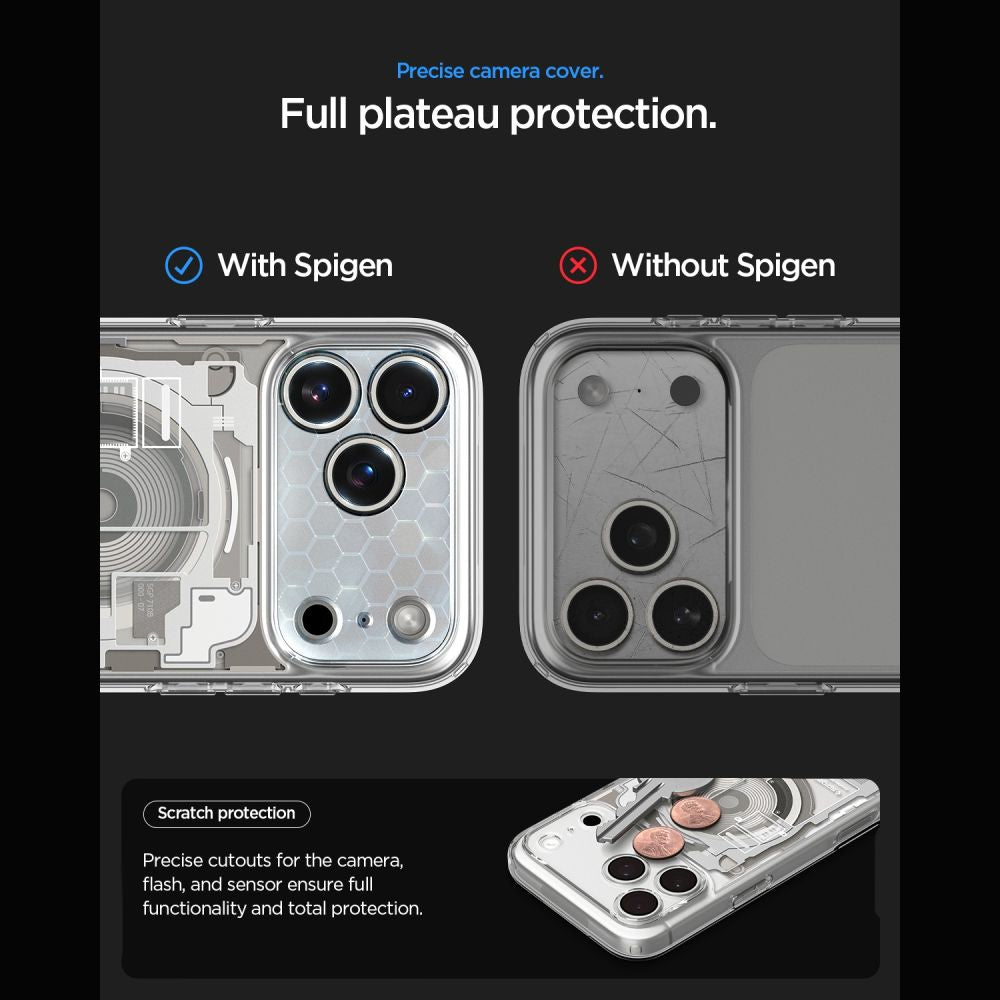 Spigen Ultra Hybrid Magsafe Iphone 17 Pro Max / 18 Pro Max Zero One Naturligt Titanium