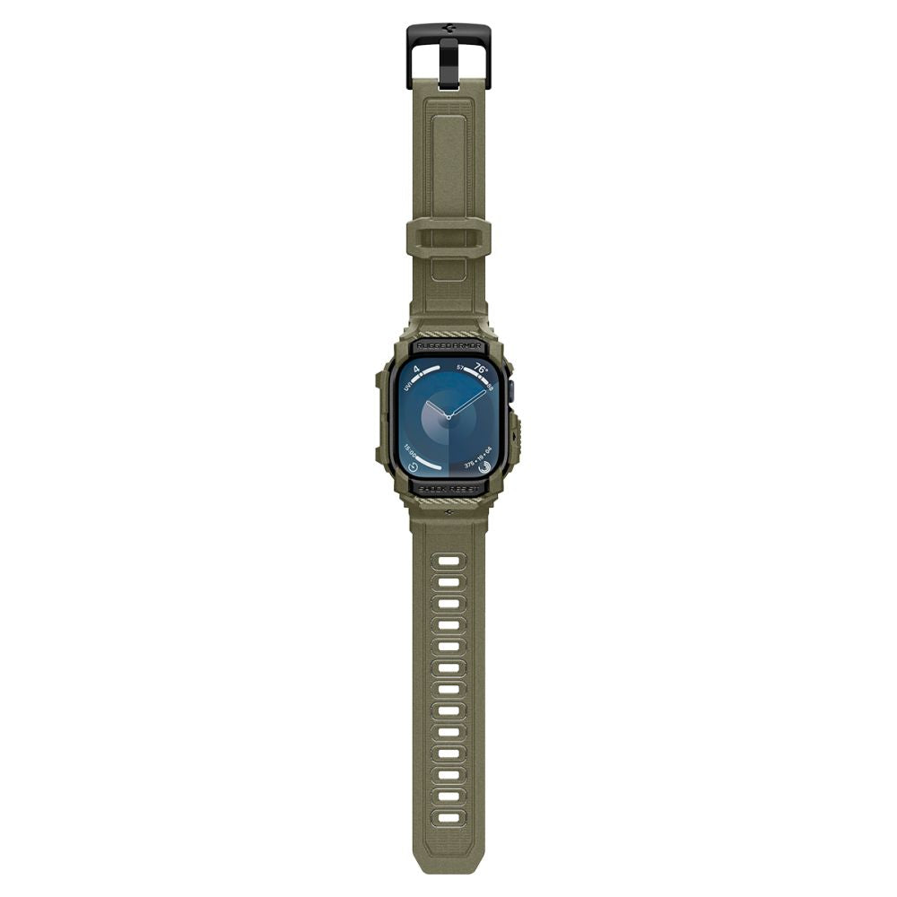 Spigen Rugged Armor ”Pro” Apple Watch 10/11 (46 Mm) Vintage Khaki
