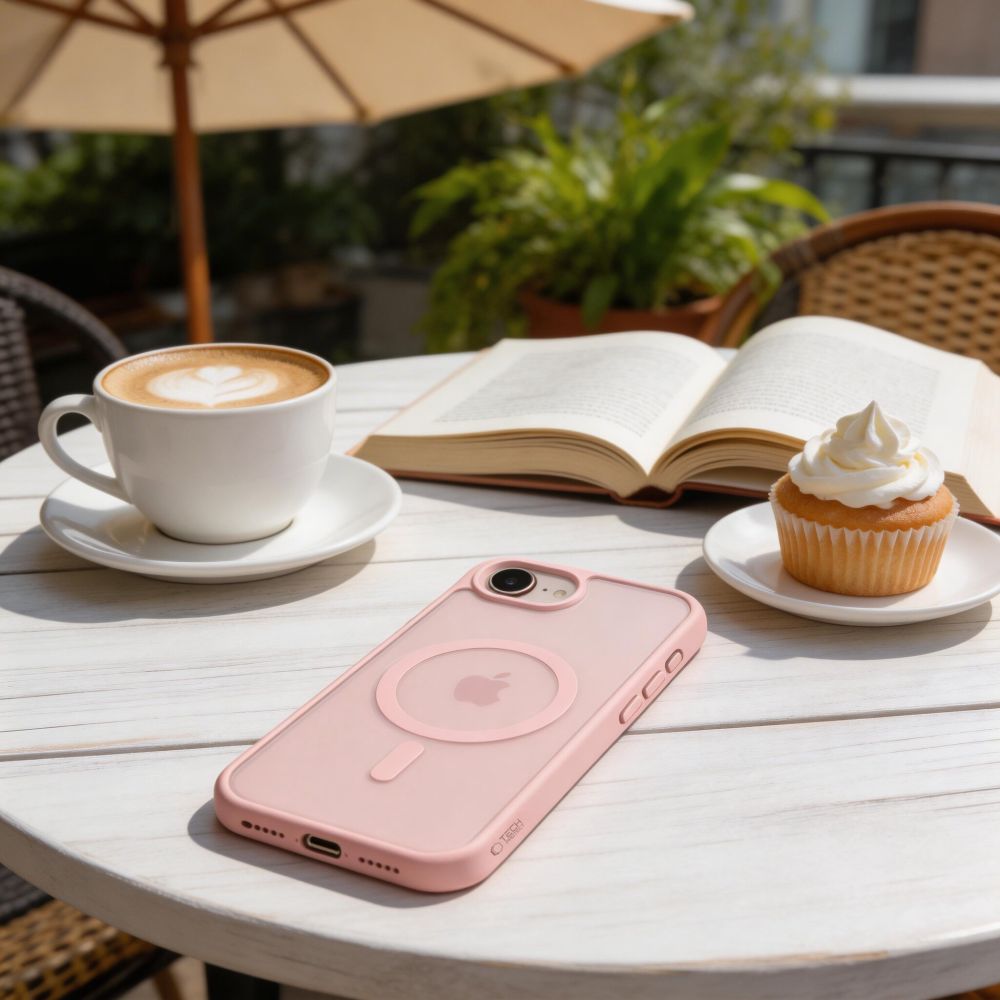 Tech Protect Basicmag Magsafe Iphone 16 E / 17 E Mat Soft Pink