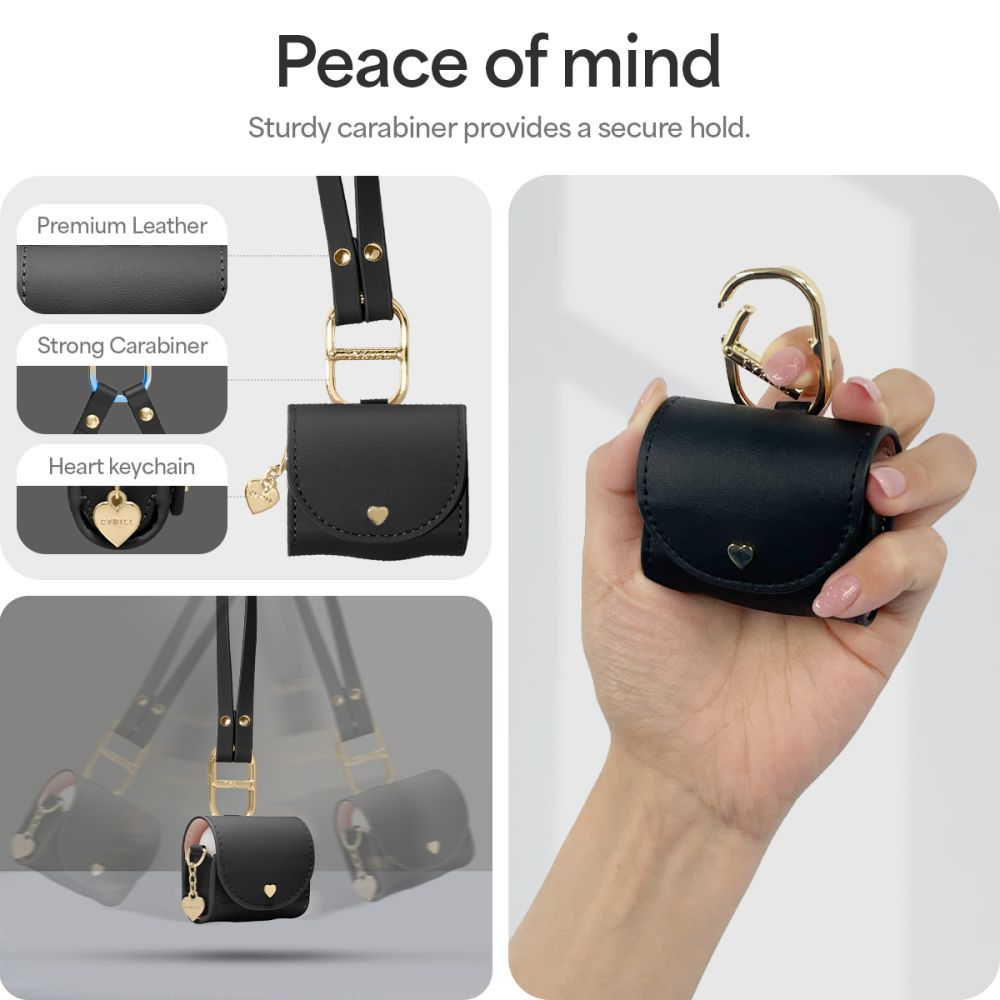Spigen Cyrill Mini Taske Til Apple Airpods 4/5 Sort