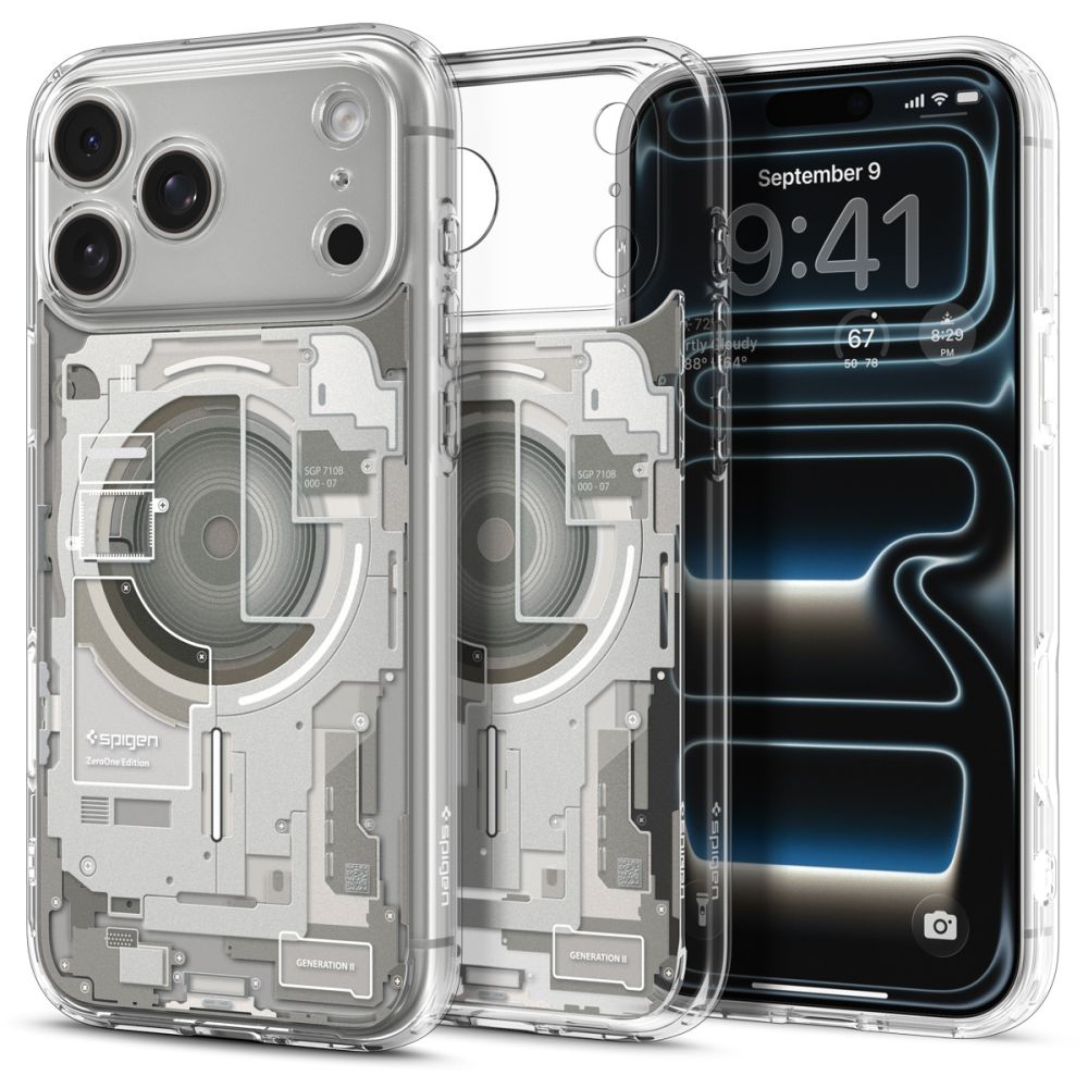 Spigen Ultra Hybrid Magsafe Iphone 17 Pro Zero One Naturlig Titanium