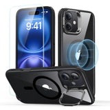 Esr Classic Hybrid Stænder Halolock Magsafe & Hærdet Glas Iphone 16 Klar/Sort