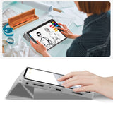 Tech Protect Smartcase Galaxy Tab A9+ / A11+ Plus 11.0 X210 / X215 / X216 / X230 / X235 / X236 Grå