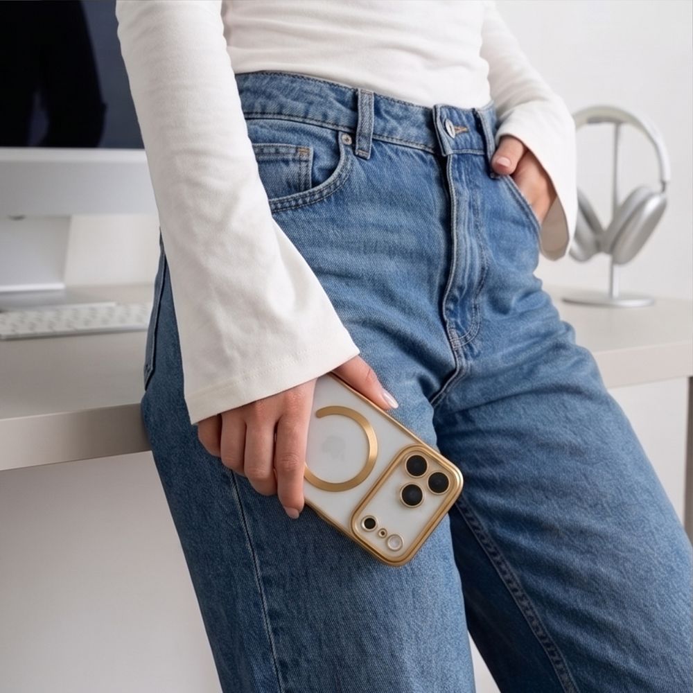 Tech Protect Magflex Magsafe Iphone 17 Pro Max / 18 Pro Max Shiny Gold
