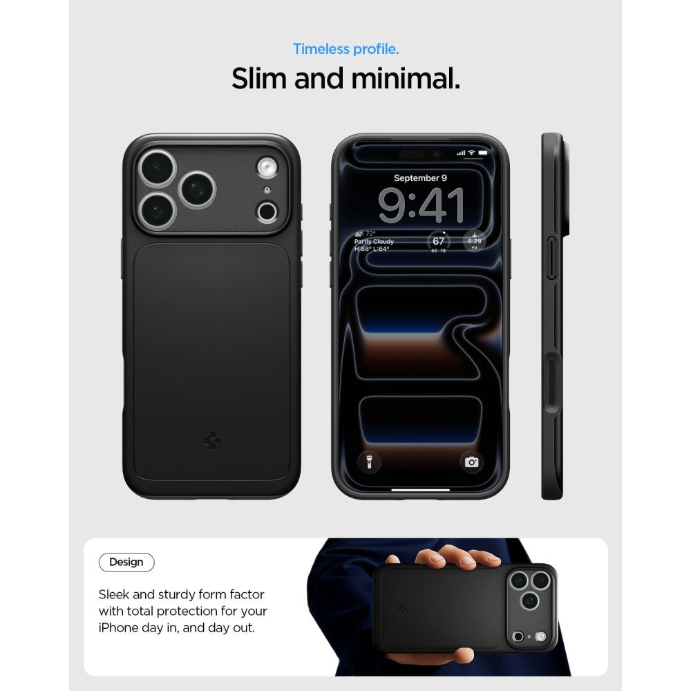 Spigen Thin Fit Magsafe Iphone 17 Pro Max / 18 Pro Max Sort