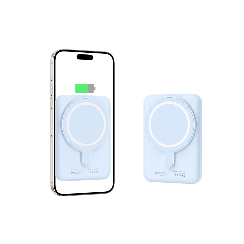 Tech Protect Pb10 Lifemag Magsafe Powerbank 5000 M Ah Blå