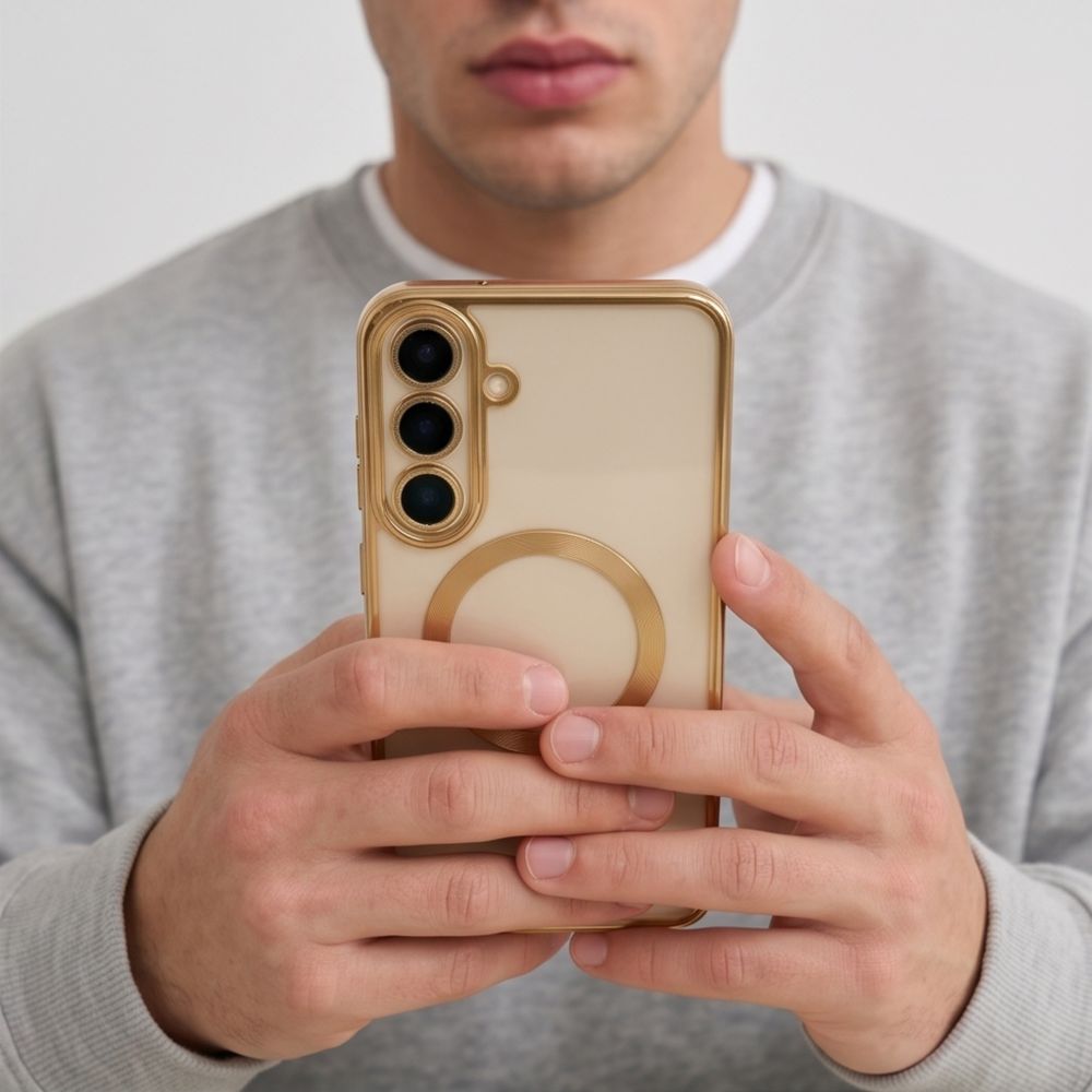 Tech Protect Magflex Magsafe Galaxy S26 Fe Shiny Gold