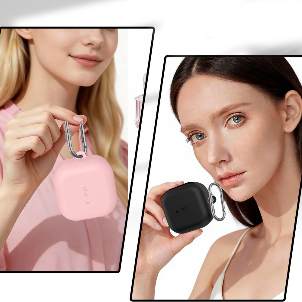 Tech Protect Silikonekrog Til Samsung Galaxy Buds 4/4 Pro Marineblå