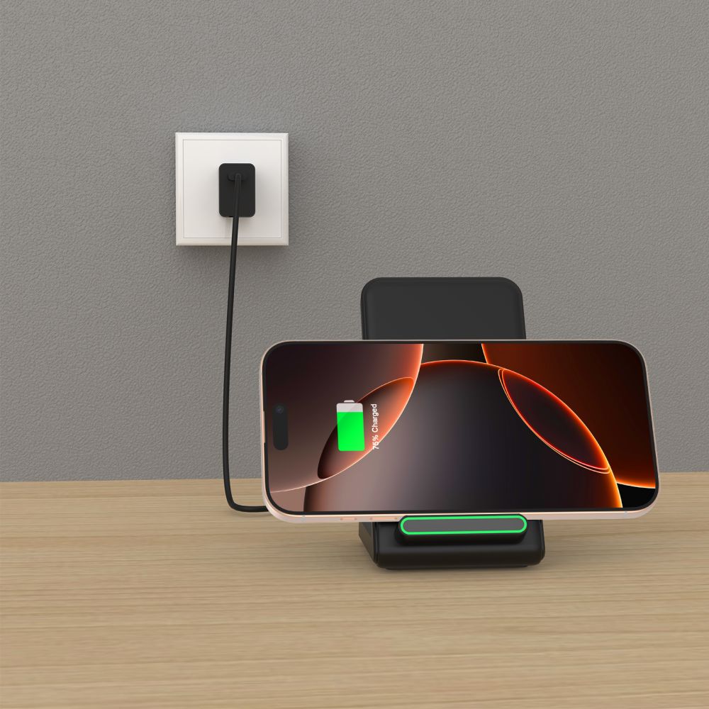 Tech Protect Qi15 W A40 Trådløs Opladder Sort