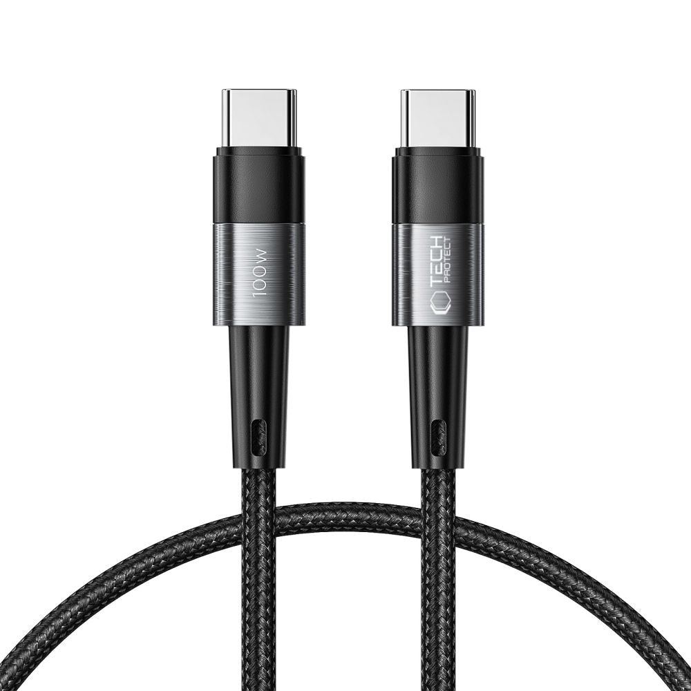 Tech Protect Ultraboost Type C Kabel Pd 100 W / 5 A 25 Cm Grå