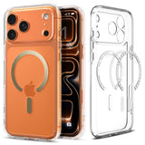 Spigen Ultra Hybrid Magsafe Iphone 17 Pro Klar/Guld