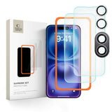 Hærdet Glas Tech Protect Supreme Sæt 3 Pack Iphone 16 Clear